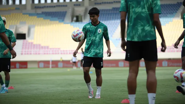 Kali Pertama Dipanggil TC Timnas Indonesia U 23 Dominikus Dion Semoga Terpilih Skuad Final dan Bawa Garuda Muda Juara